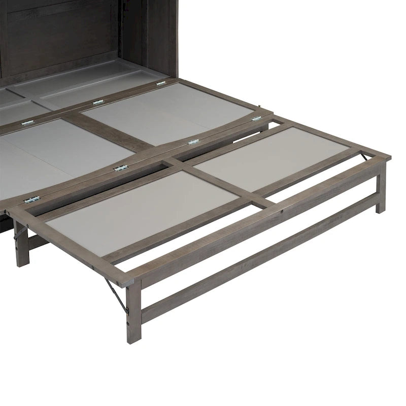 Queen Size Murphy Bed with Built-In Charging Station