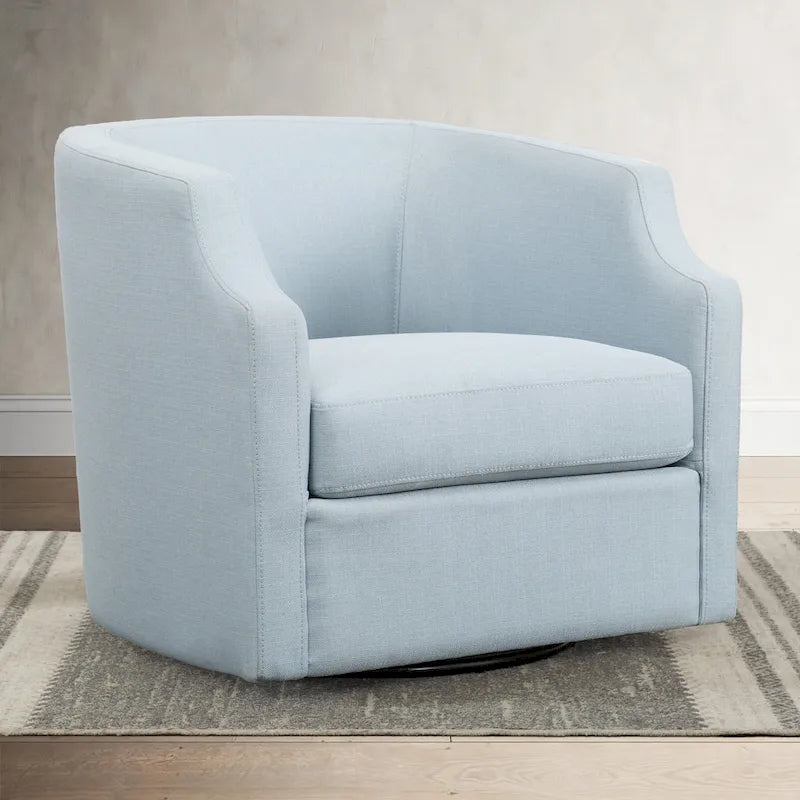 Swivel Glider Barrel Chair