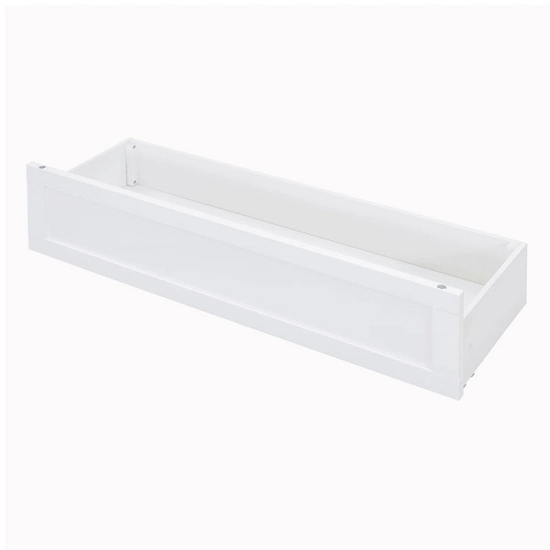 Cadre de lit en bois avec tête de lit en rotin tressé, tiroirs et éclairage LED, noyer et blanc