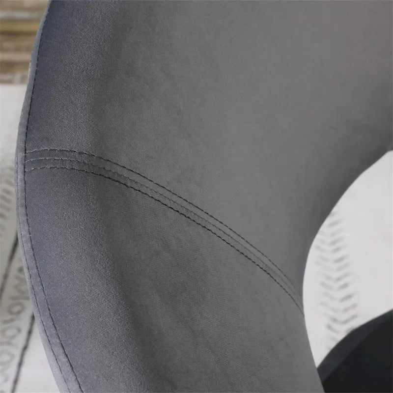 Fauteuil d'appoint rond en velours avec piètement luge en métal doré, vert gris bleu